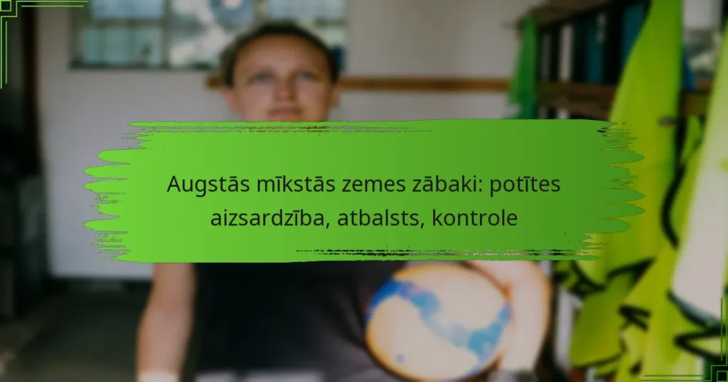 Augstās mīkstās zemes zābaki: potītes aizsardzība, atbalsts, kontrole