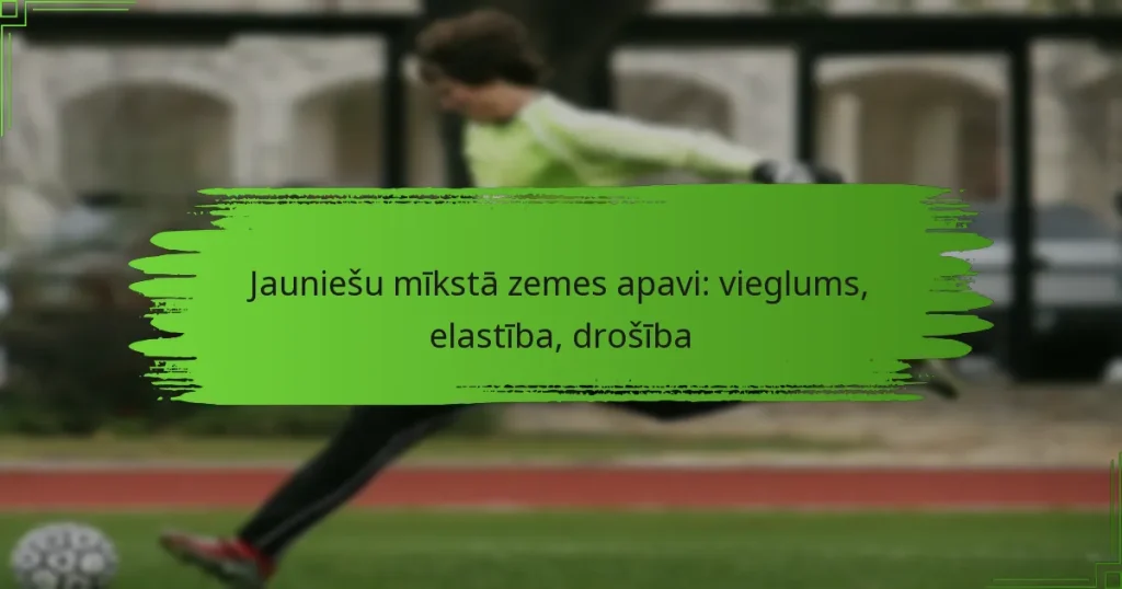 Jauniešu mīkstā zemes apavi: vieglums, elastība, drošība