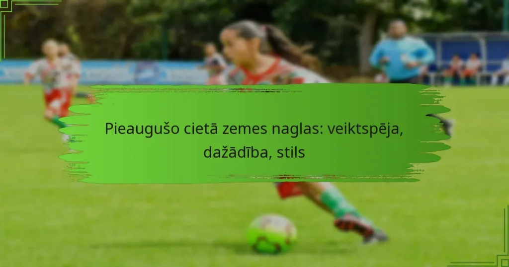 Pieaugušo cietā zemes naglas: veiktspēja, dažādība, stils