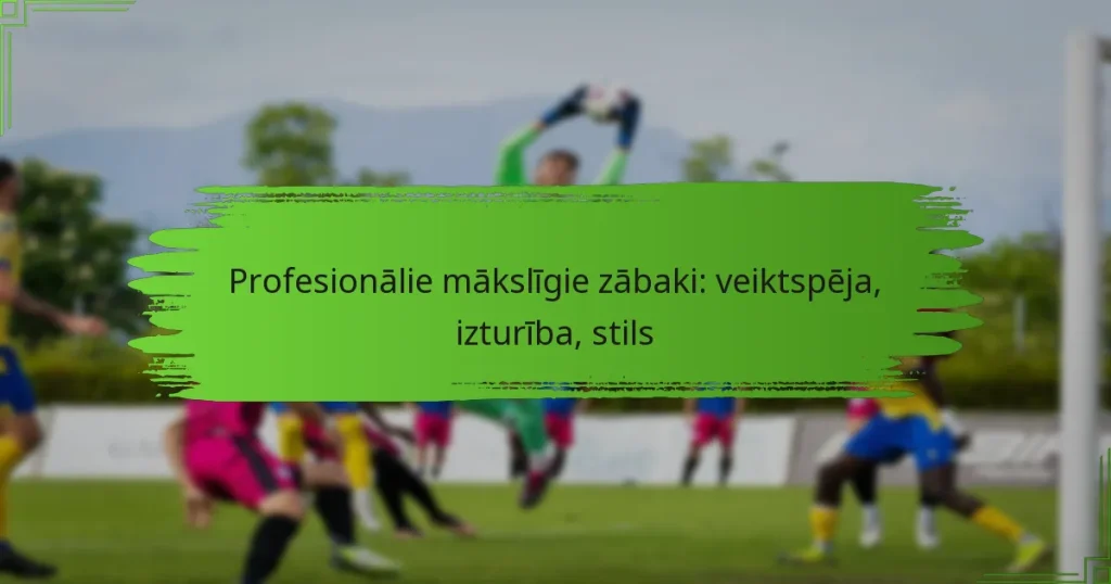 Profesionālie mākslīgie zābaki: veiktspēja, izturība, stils