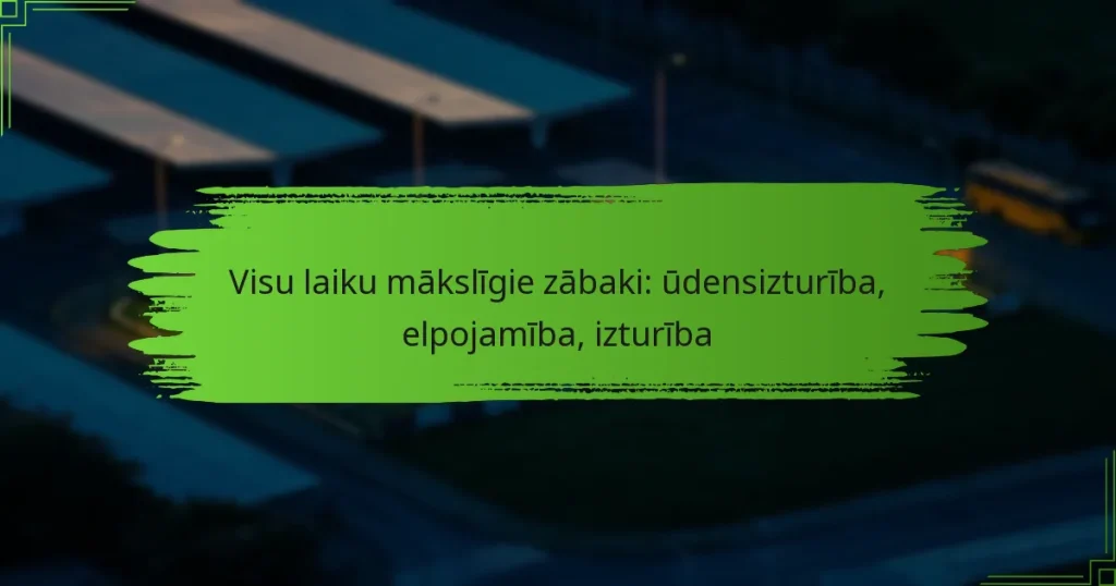 Visu laiku mākslīgie zābaki: ūdensizturība, elpojamība, izturība