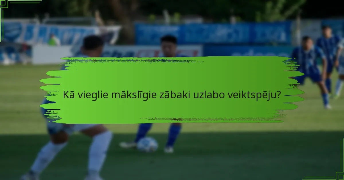 Kā vieglie mākslīgie zābaki uzlabo veiktspēju?