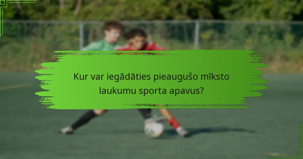 Kur var iegādāties pieaugušo mīksto laukumu sporta apavus?